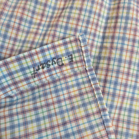 Peter Millar Plaid Button Down Shirt Men’s Size M 100% Cotton Long Sleeve - Picture 5 of 9